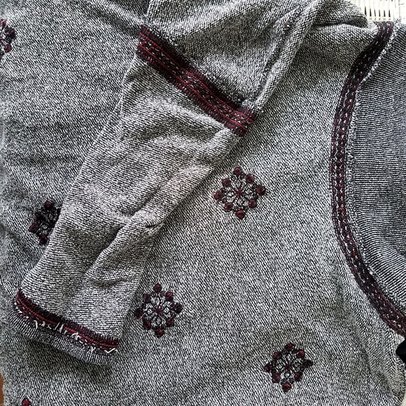 Lucky Brand Black and Red Sweater, L-XL - Picture 8 of 8